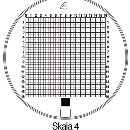 Lupa de pie suiza Tech-Line (4000851710) aumento 8x escala 1, 2, 3, 4, 5