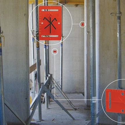 Meterrissplakette RS20 ( 4000818491 ) für L80xB50mm 7 g