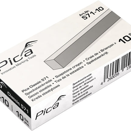 Pica soapstone chalk Pica Classic ( 4000871883 ) uncoated, heat-resistant up to 2000 °C