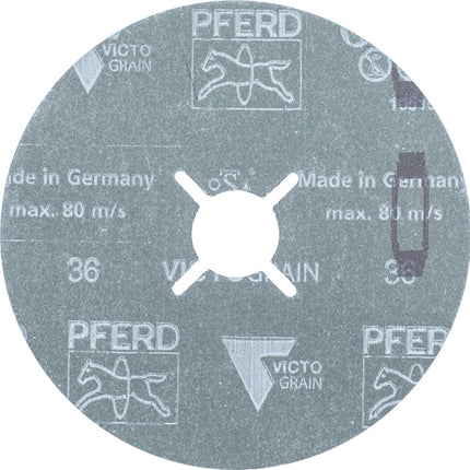 Disco in fibra PFERD FS VICTOGRAIN 36 ( 8000647177 ) Ø 125 mm granulometria 60