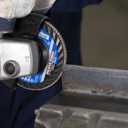 Disco de láminas PFERD TRIM STEELOX ( 8001720490 ) Ø 125 mm granulometría 80 PFC / B / T29