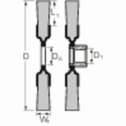PFERD spazzola rotonda POS RBG 12512 ( 8000433125 ) Ø 125 mm spessore del filo 0,35 mm