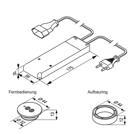 Zestaw przełączników radiowych L & S HV ( 3000550098 ) 230 V