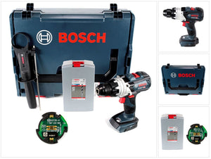 Bosch GSR 18 V-85 C Akku Bohrschrauber 18V 110Nm Solo in L-Boxx mit GCY 30-4 Connectivity Modul + 25 tlg. Spiralbohrer Set