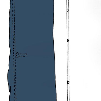 Kirchner Coperchio di protezione Simproflex ( 4000369719 ) protezione finestra larghezza 125 cm trasparente