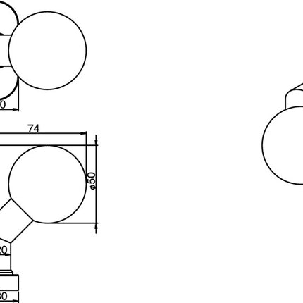 Intersteel Profiltürknopf ( 3000252725 ) Material Edelstahl 304 fest
