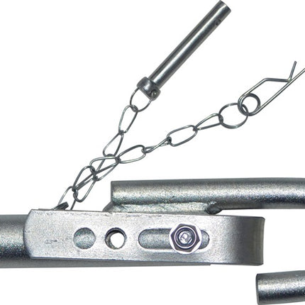 Barre de remorquage ( 4000818635 ) acier / métal 4,04 kg argent