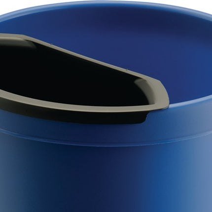 Cubo de basura Helit (9000468499) plástico negro 6 l