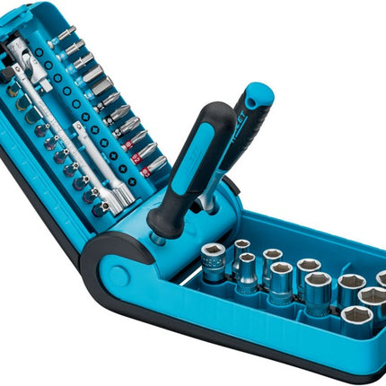 Set di chiavi a bussola Hazet 856-1HP ( 8000753595 ) 38 pezzi 1/4 ″ Numero di denti 90 esagono