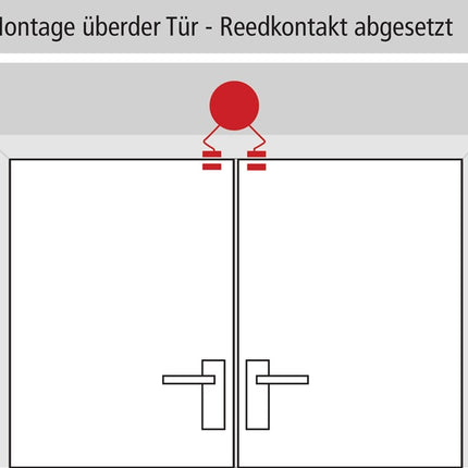 GFS Überwachungsgerät Dexcon ( 3000250890 ) ohne Voralarm Kunststoff rot