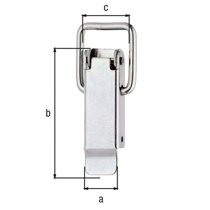 GAH Alberts crate lock ( 8002724939 ) height 61 mm width 18 mm steel