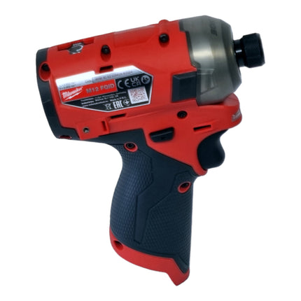 Milwaukee M12 FQID-202 Llave de impacto sin cable 12 V 50 Nm 1/4" sin escobillas + 2x batería recargable 2.0 Ah + cargador