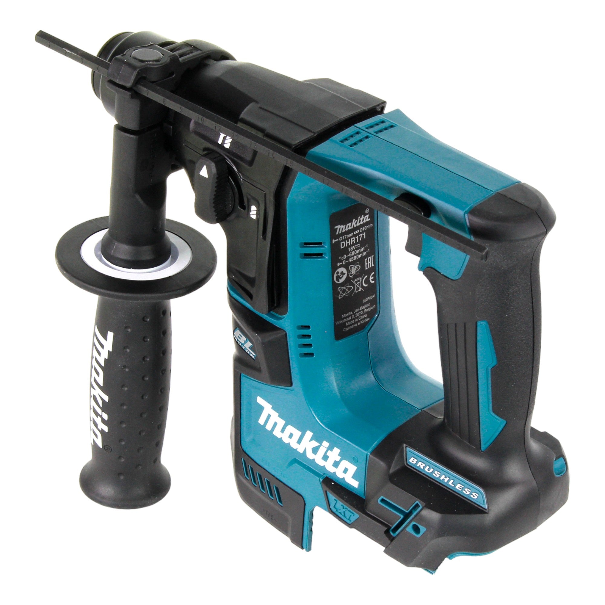 Makita DHR 171 SAX3 Akku Bohrhammer 18 V 1 2 J SDS Plus Brushless 2x Akku 2 0 Ah Ladegeraet 65 tlg Zubehoer Set Koffer 4 - toolbrothers