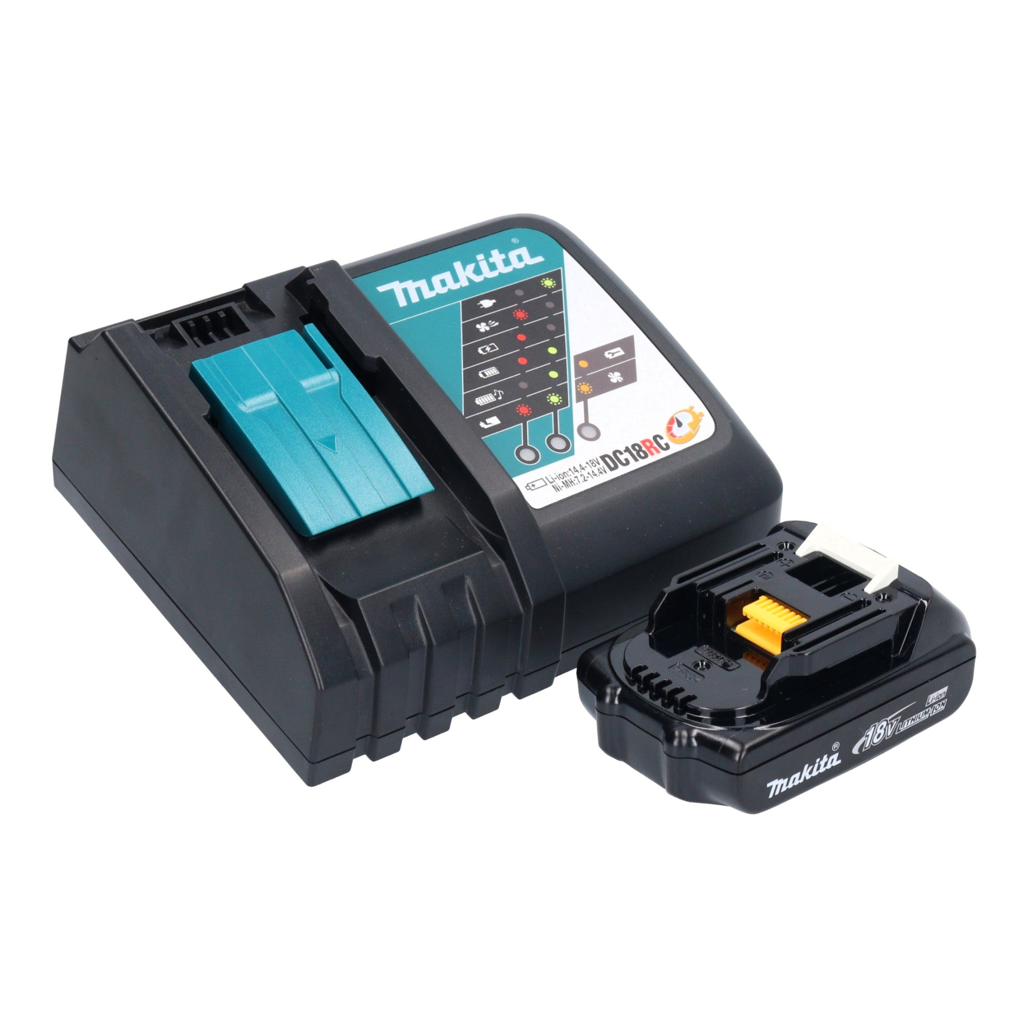 Makita DHR 171 RY1X3 Akku Bohrhammer 18 V 1 2 J SDS Plus Brushless 1x Akku 1 5 Ah Ladegeraet 65 tlg Zubehoer Set Koffer 3 - toolbrothers