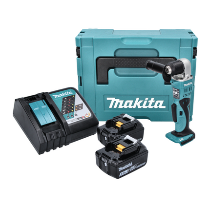 Makita DDA 351 RTJ Akku Winkelbohrmaschine 18 V 13,5 Nm + 2x Akku 5,0 Ah + Ladegerät + Makpac - Toolbrothers