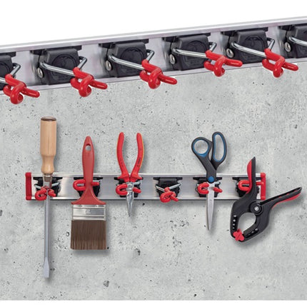 Device holder set mini ( 4000819680 ) length 0.5 m aluminium / plastic