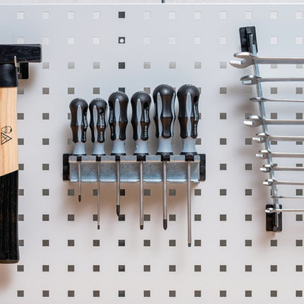 Bedrunka & Hirth portautensili SimplaClip ( 9000426502 ) B2xH6mm gancio 45° piastre forate