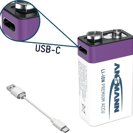 Batteria Ansmann ( 4000876127 ) 9 V 340 mAh