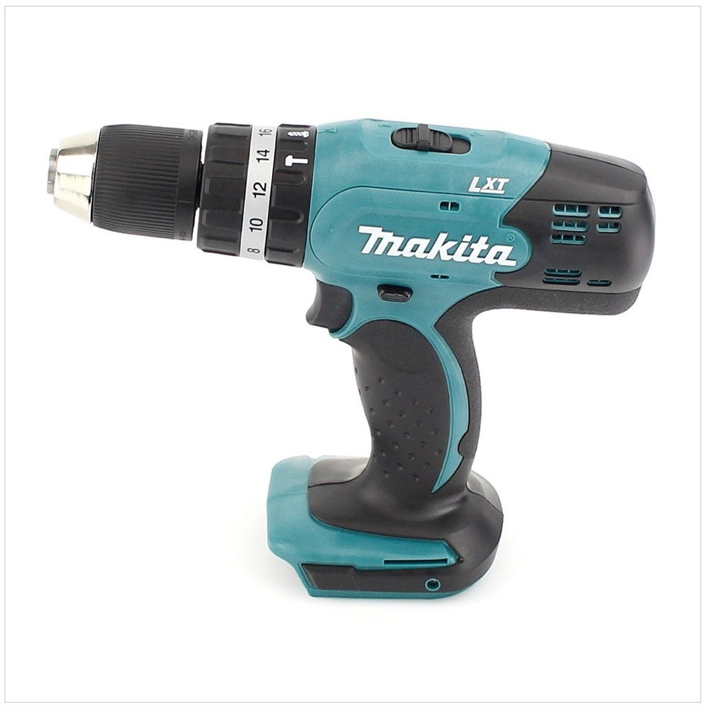 Makita DHP 453 Z Akku Schlagbohrschrauber 18V 42Nm Solo + Bosch 5 tlg. Steinbohrer Set Impact 4 - 10 mm