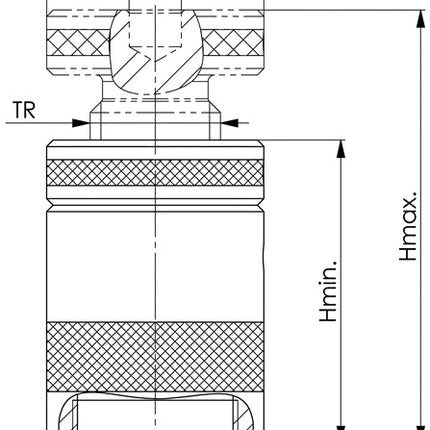 AMF Schraubbock Nr. 6400 ( 4000833114 ) Größe 70 Höhe 50 - 70 mm