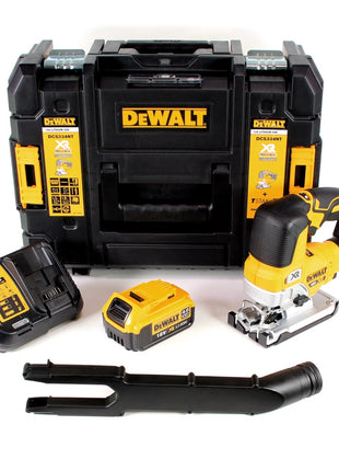 DeWalt DCS 334 M1 Akku Pendelhub Stichsäge 18V Brushless + 1x Akku 4,0Ah + Ladegerät + TSTAK - Toolbrothers