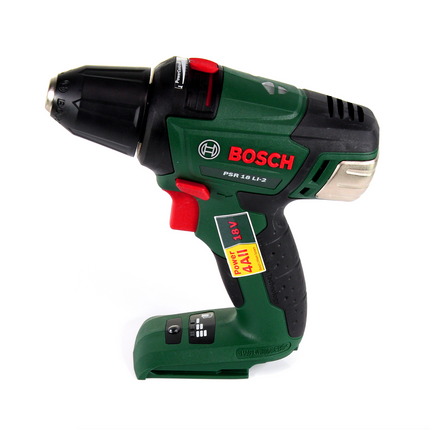 Bosch Heimwerker PSR 18 Li-2 Akku Bohrschrauber Zwei-Gang im Transportkoffer + 1x 2,0 Ah Akku und Ladegerät - Toolbrothers