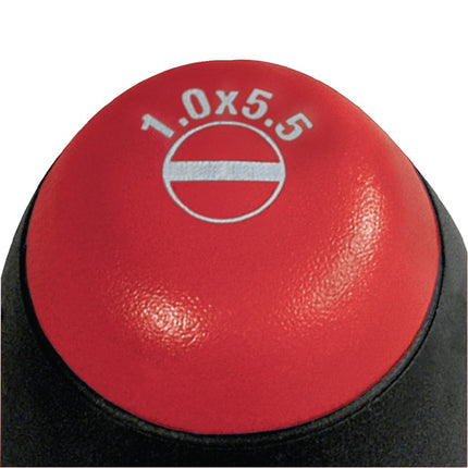 Wiha screwdriver 302 ( 4000825697 ) Cutting edge width 5.5 mm round blade