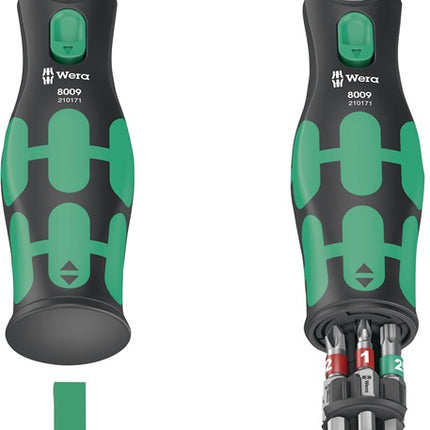 Wera Steckschlüsselsatz 8009 Zyklop Pocket Set 3 ( 8002931221 ) 27-teilig 3/8″ + 1/4 ″