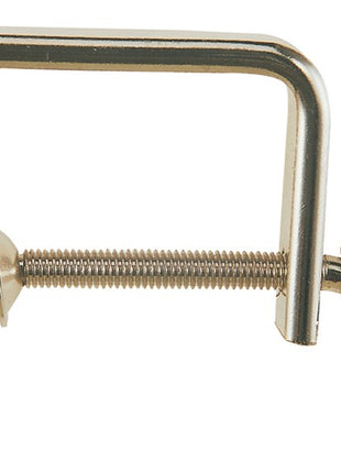 Fretsaw clamp ( 4000814030 ) Clamping width 50 mm Thickness 4 mm nickel-plated