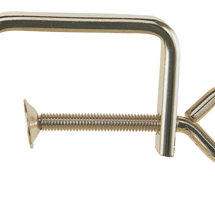 Laubsägezwinge ( 4000814030 ) Spannweite 50 mm Stärke 4 mm vernickelt