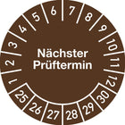 Adesivo di controllo pluriennale ( 9000477117 ) Ø 30 mm in pellicola