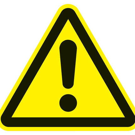 Warning sign ASR A1.3/DIN EN ISO 7010 ( 3000277652 ) 200 mm plastic