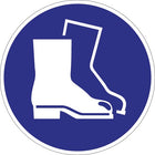 Signe d'obligation ASR A1.3/DIN EN ISO 7010 ( 9000477515 ) Utiliser des protections pour les pieds