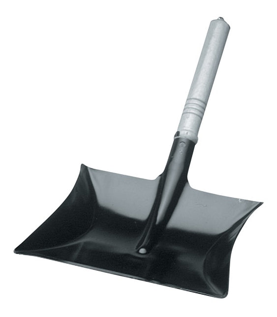 Dustpan ( 9000470285 ) with wooden handle cap/ring metal black lacquered