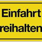 Information sign ( 3000277101 ) Keep driveway clear! Plastic