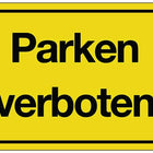 Hinweiszeichen ( 3000277122 ) Parken verboten Kunststoff