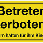 Panneau d'information ( 3000277215 ) Accès interdit Plastique