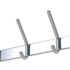 Portemanteau mural ( 3000284070 ) aluminium F1 naturel distance entre les crochets 150 mm