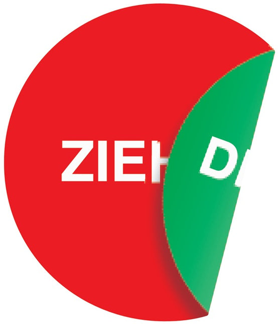 Naklejka na drzwi ( 3000277039 ) Ø 50 mmLxW Folia samoprzylepna