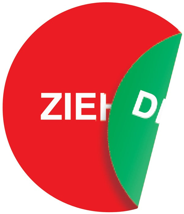 Adesivo per porta ( 3000277039 ) Ø 50 mmLxL Pellicola autoadesiva