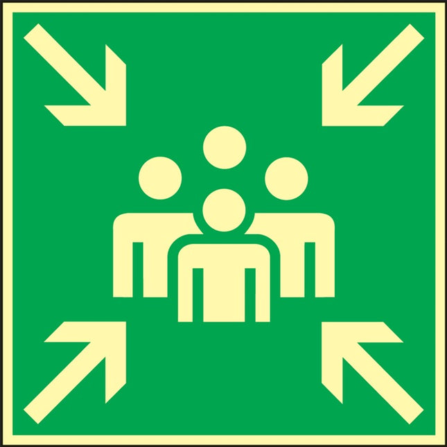 Señal de rescate BGV A8 ( 3000277470 ) L148xA148 mm plástico