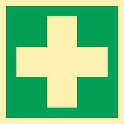 Segnale di fuga ASR A1.3/DIN EN ISO 7010/DIN 67510 ( 9000477462 ) L148xL148 mm plastica