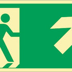 Señal de escape DIN EN ISO 7010 ( 9000477440 ) L297xA148 mm plástico