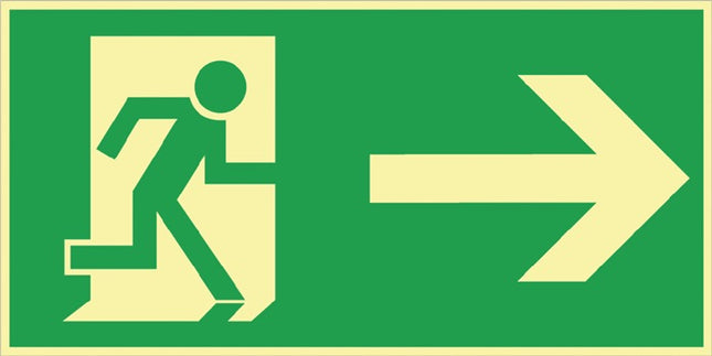 Rescue sign BGV A8 ( 3000277436 ) L297xW148 mm Foil