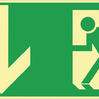 Cartello di salvataggio BGV A8 ( 3000277452 ) L297xL148 mm plastica