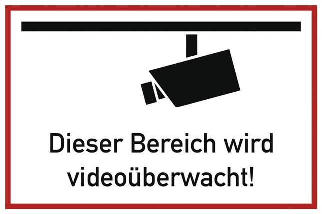 Information sign ( 9000477150 ) Video-monitored aluminium