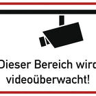 Hinweiszeichen ( 9000477152 ) Videoüberwacht Kunststoff
