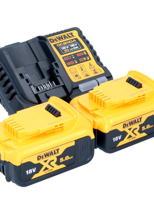 DeWalt DCD 800 P2 cordless drill driver 18 V 90 Nm brushless + 2x rechargeable battery 5.0 Ah + charger