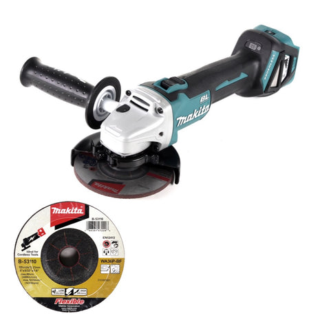 Makita DGA 511 Z Akku Winkelschleifer 18 V 125mm Brushless Solo + 6x Scheibe - ohne Akku, ohne Ladegerät - Toolbrothers