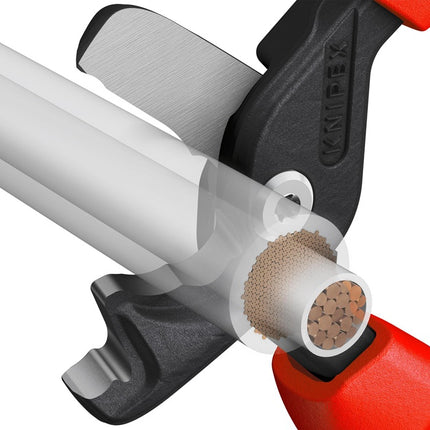 Cesoie per cavi Knipex StepCut XL ( 8004039102 ) lunghezza 225 mm impugnatura comfort
